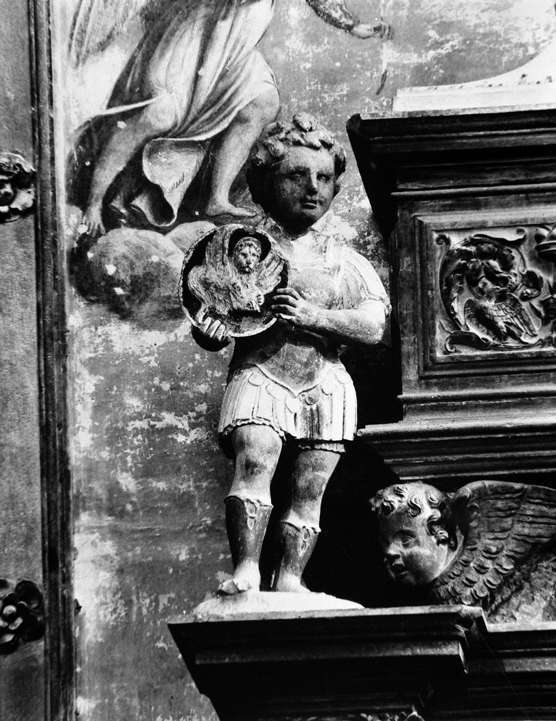 angeli reggitarga (scultura, elemento d'insieme) di Bregno Lorenzo (attribuito) (sec. XVI)