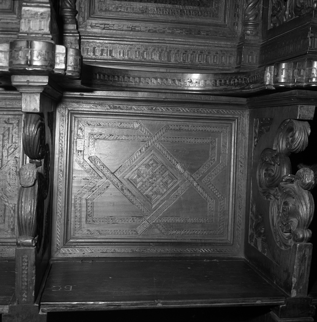 motivi decorativi geometrici (decorazione a intarsio, elemento d'insieme) di Cozzi Marco (sec. XV)