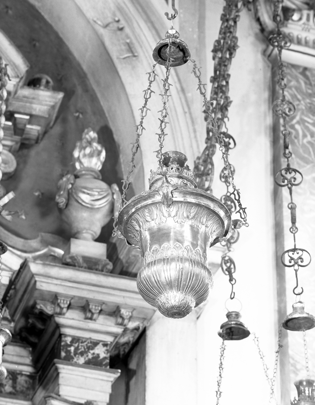 lampada pensile - bottega veneziana (metà sec. XIX)