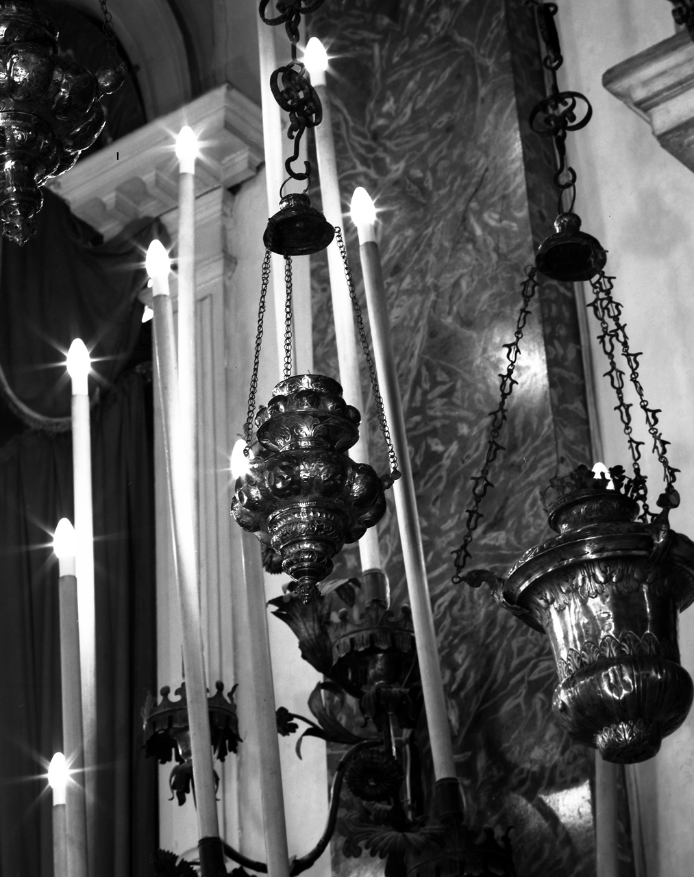 lampada pensile - bottega veneziana (sec. XVIII)