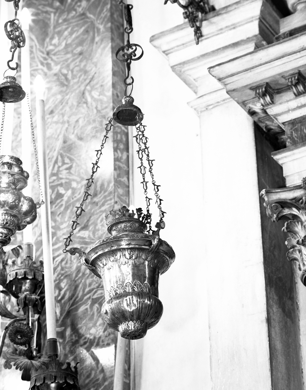 lampada pensile - bottega veneziana (sec. XIX)