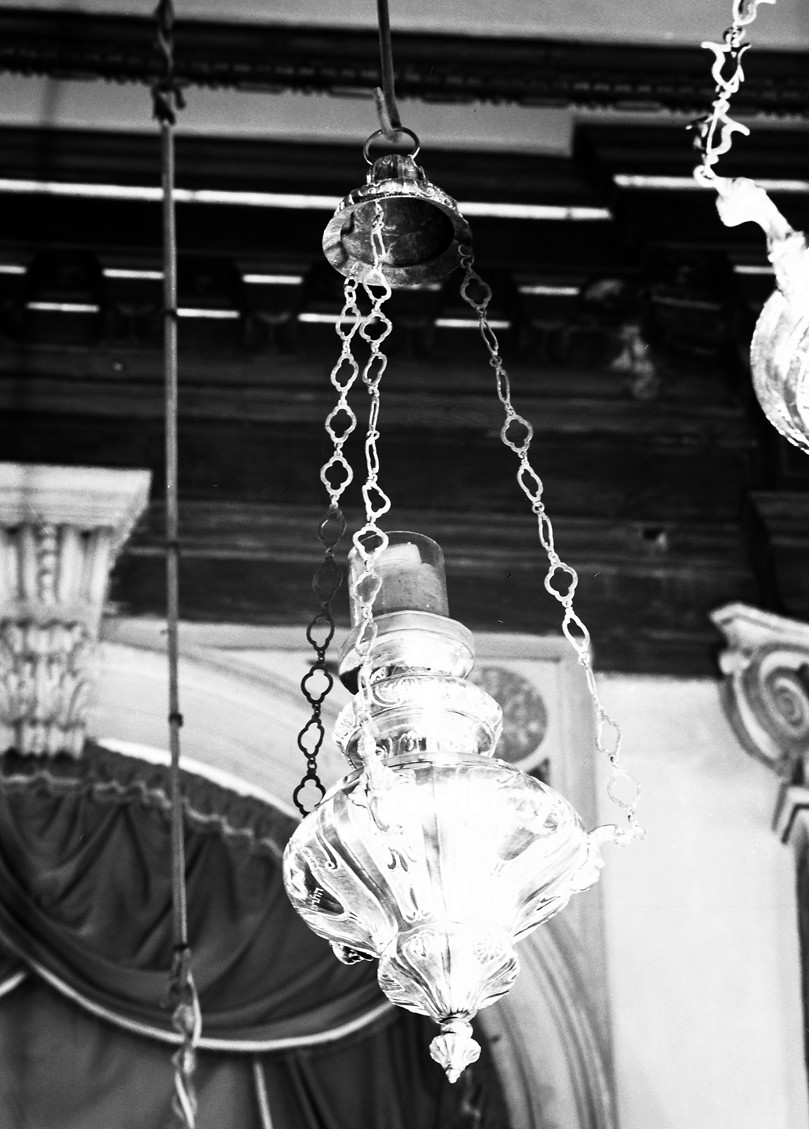 lampada pensile - bottega veneziana (sec. XIX)