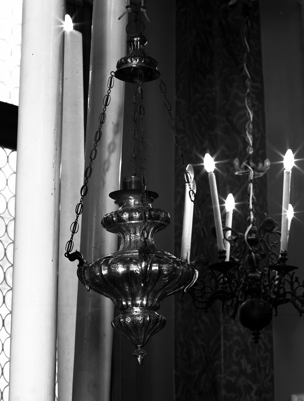 lampada pensile - bottega veneziana (sec. XVIII)