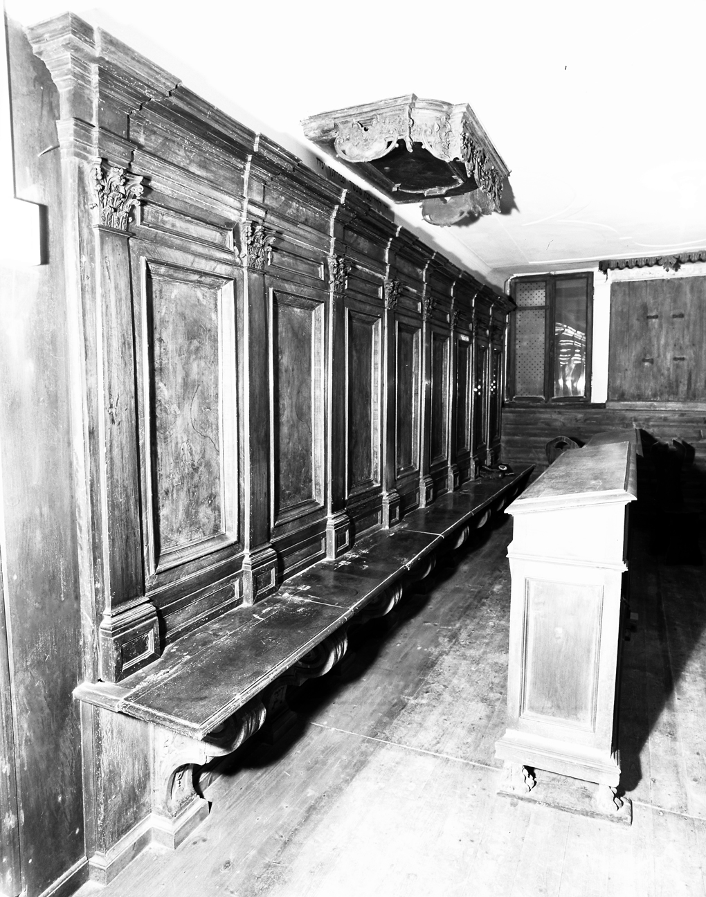 panca - bottega veneta (prima metà sec. XVII)