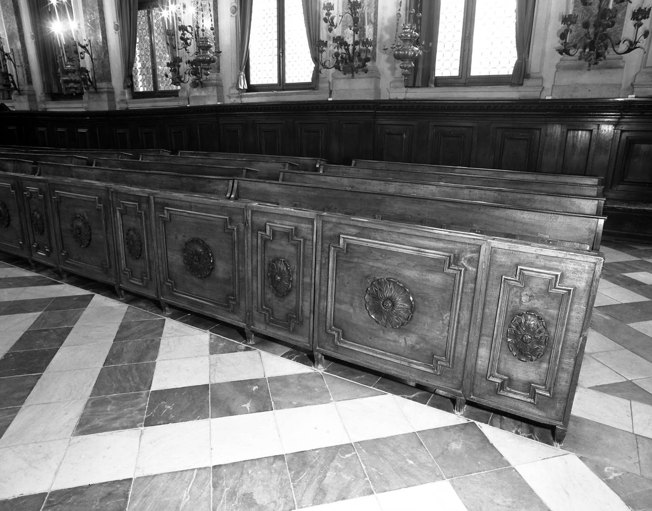 banco da chiesa - bottega veneta (primo quarto sec. XVIII)