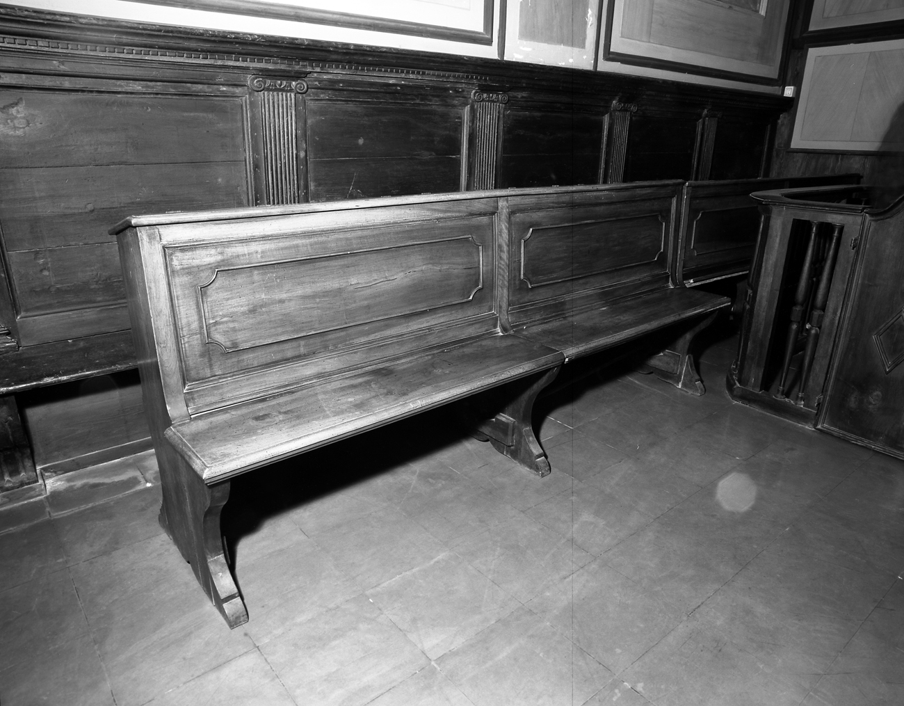 banco da chiesa - bottega veneta (prima metà sec. XIX)