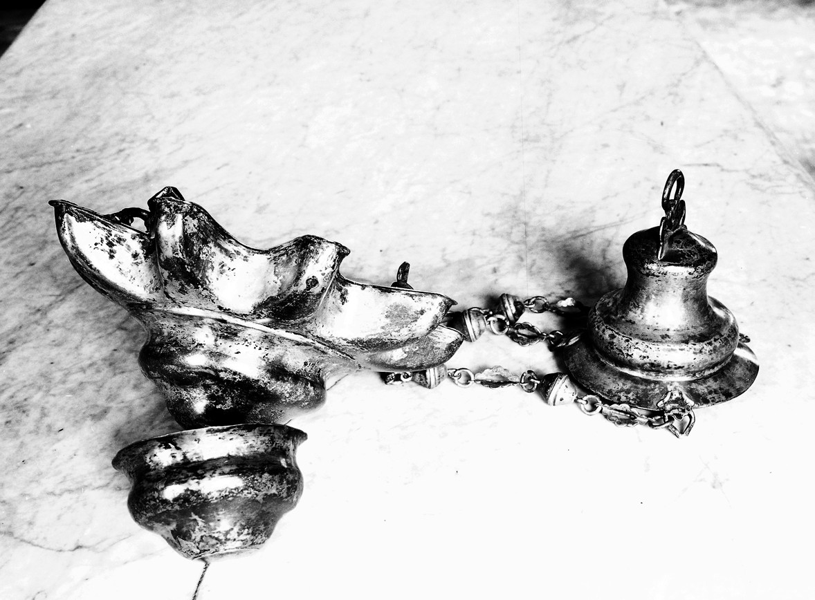 lampada pensile - bottega veneziana (sec. XVIII)