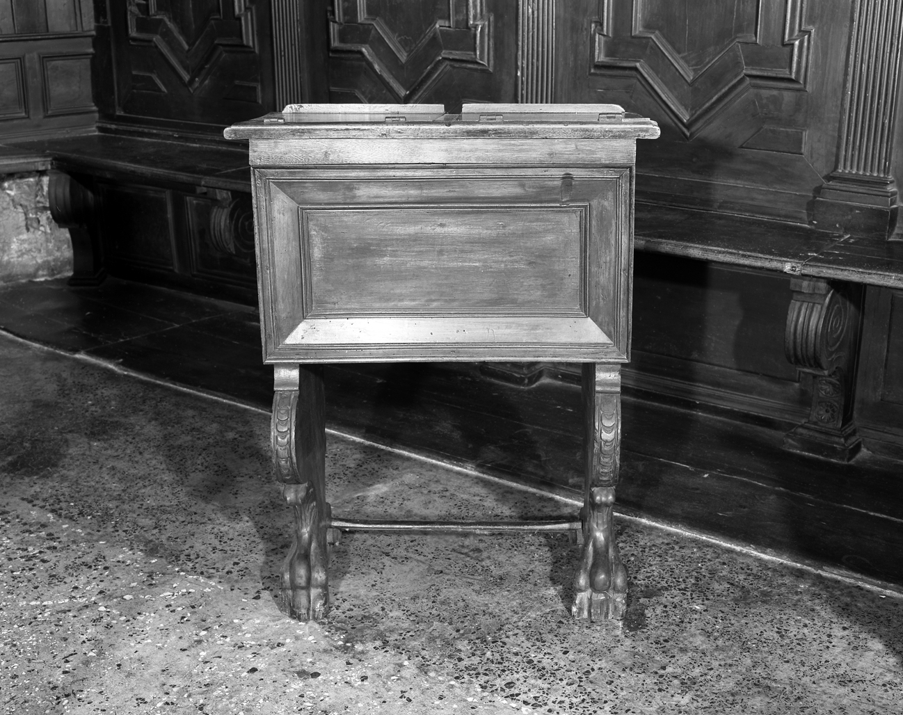 banco da chiesa - bottega veneta (secc. XVI/ XVII)