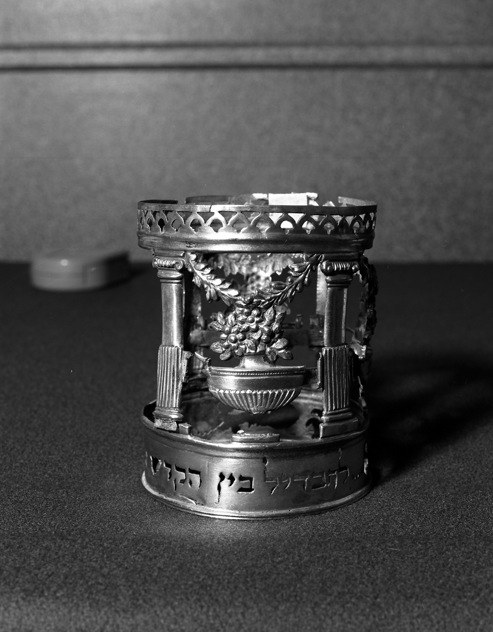 sottobicchiere - bottega veneziana (sec. XIX)