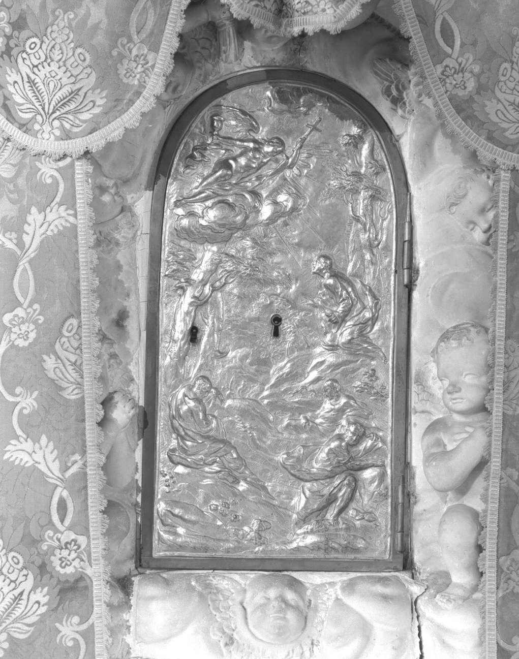 orazione di Cristo nell'orto di Getsemani (sportello di tabernacolo) - bottega veneta (sec. XVII)