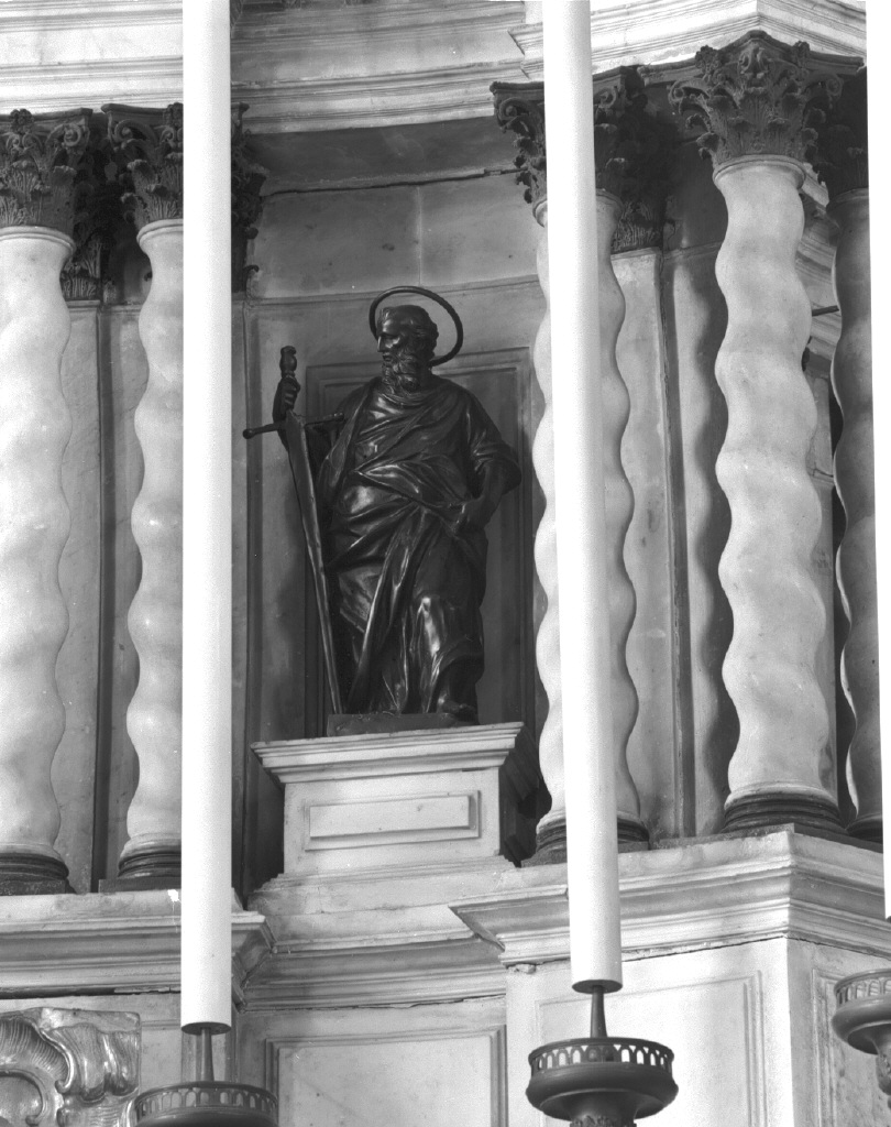 San Paolo (statuetta, opera isolata) di Mazza Giuseppe (sec. XVIII)