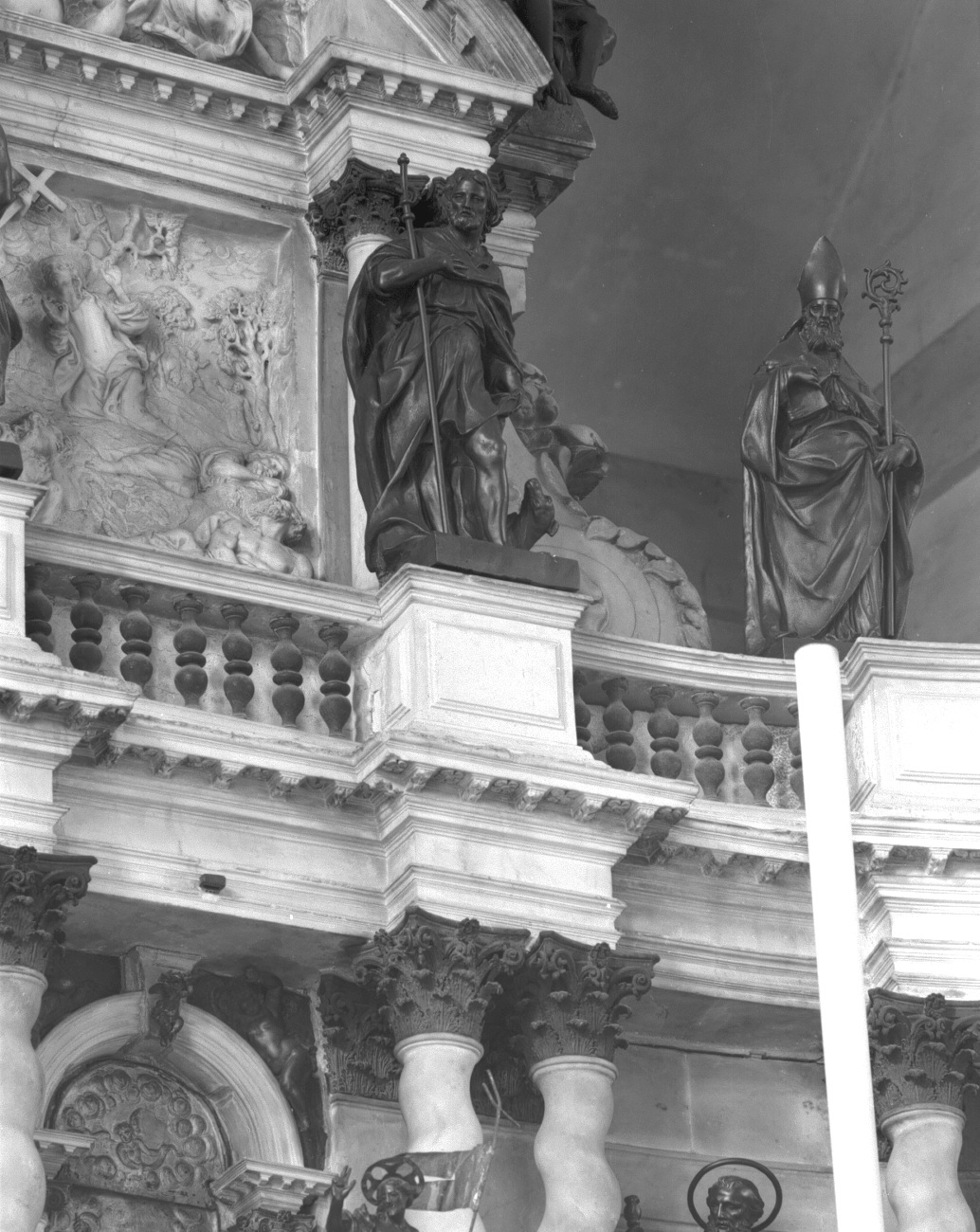 San Rocco (statuetta, opera isolata) di Mazza Giuseppe (sec. XVIII)