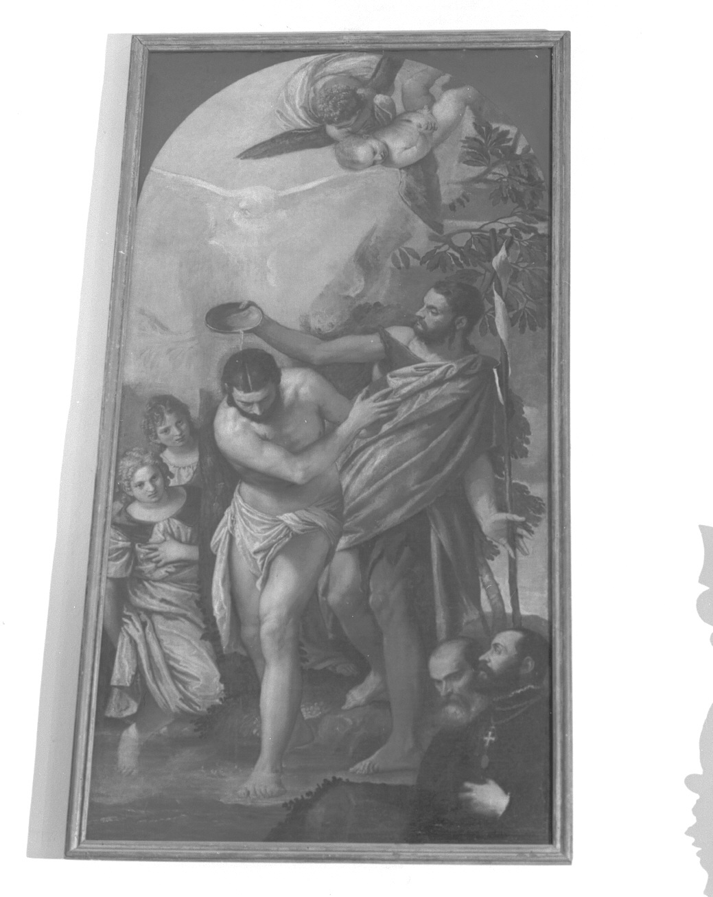 battesimo di Cristo (dipinto, opera isolata) di Caliari Paolo detto Veronese (sec. XVI)