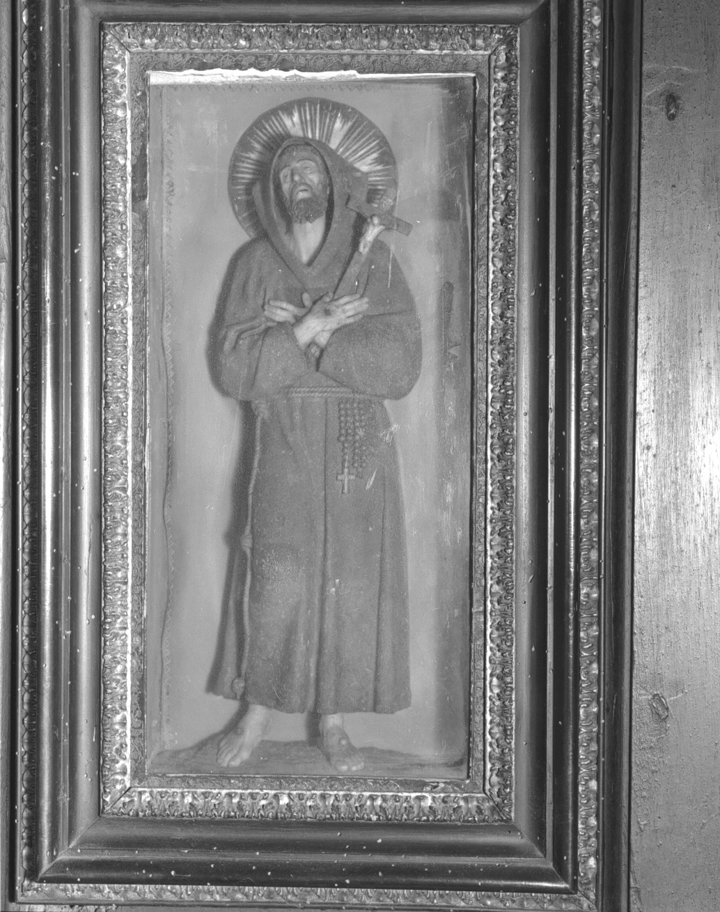 San Francesco d'Assisi (statuetta, opera isolata) - bottega cappuccina (sec. XIX)