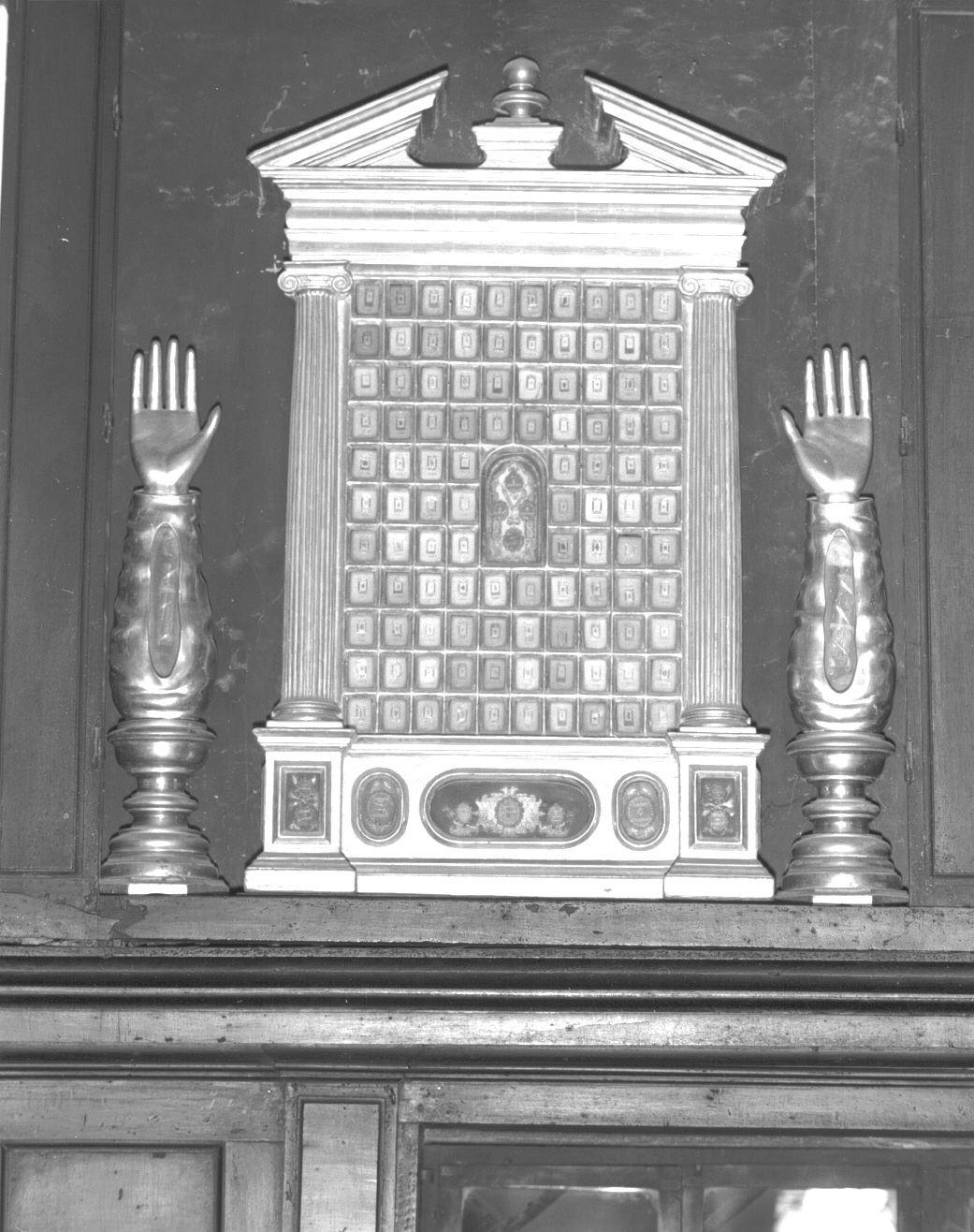 reliquiario architettonico, opera isolata - ambito veneto (sec. XVII)