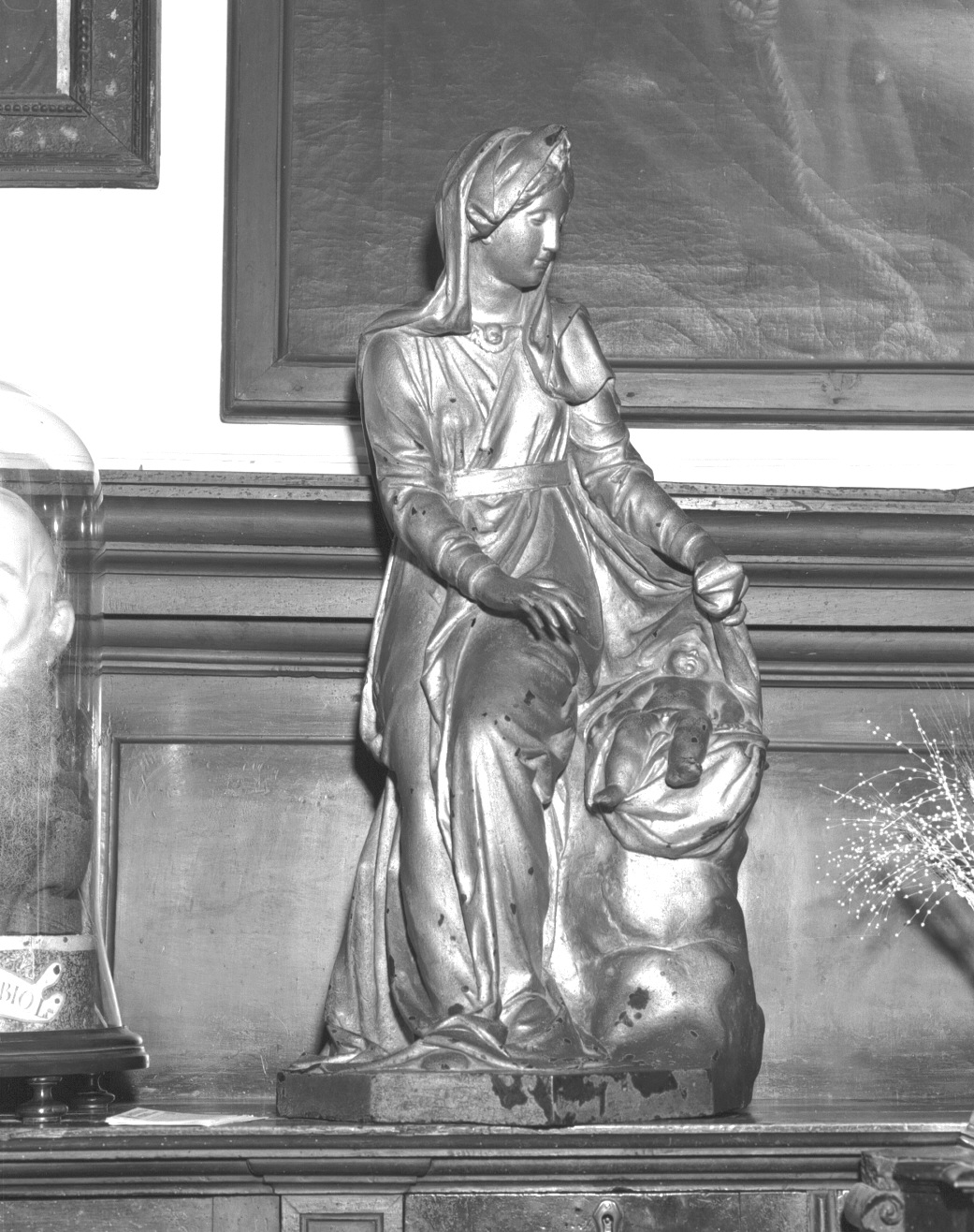 Madonna con Bambino (scultura) di Tatti Jacopo detto Jacopo Sansovino (attribuito) (secondo quarto sec. XVI)