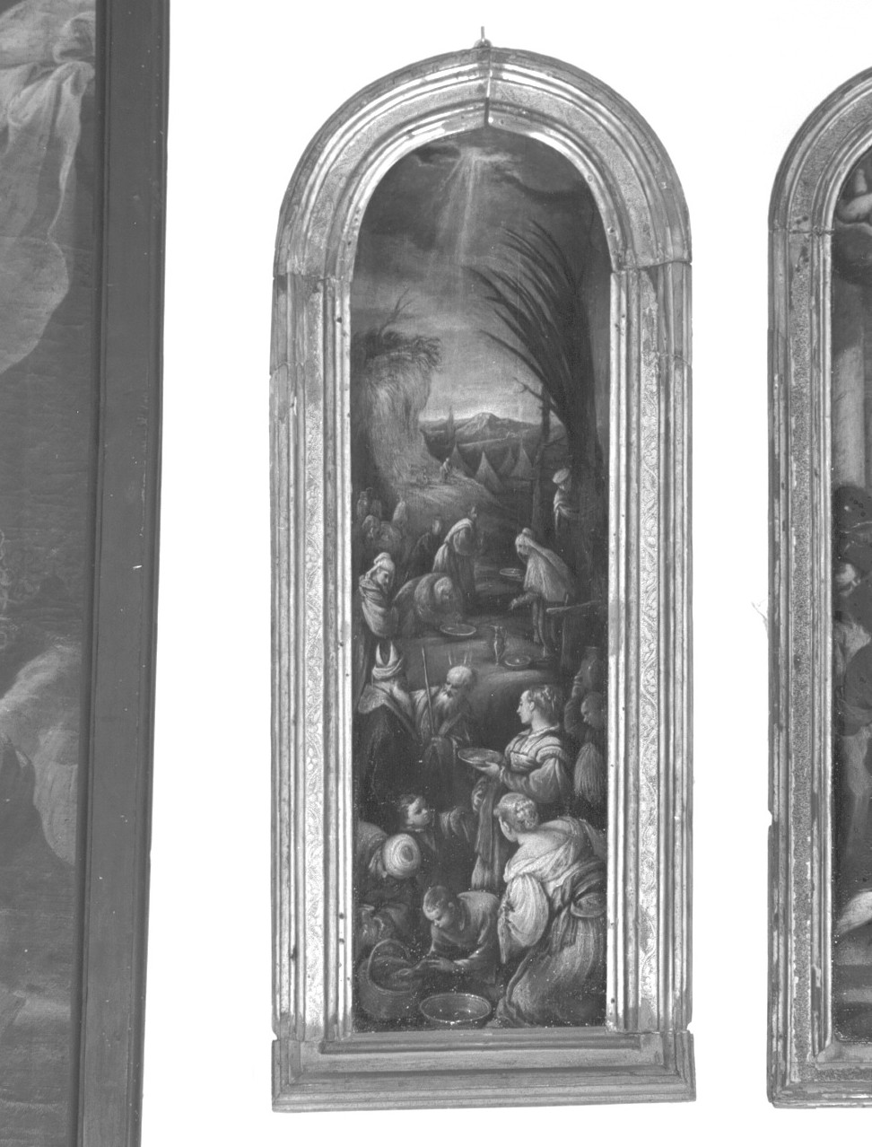 caduta della manna (dipinto) di Dal Ponte Francesco detto Francesco Bassano (scuola) (ultimo quarto sec. XVI)