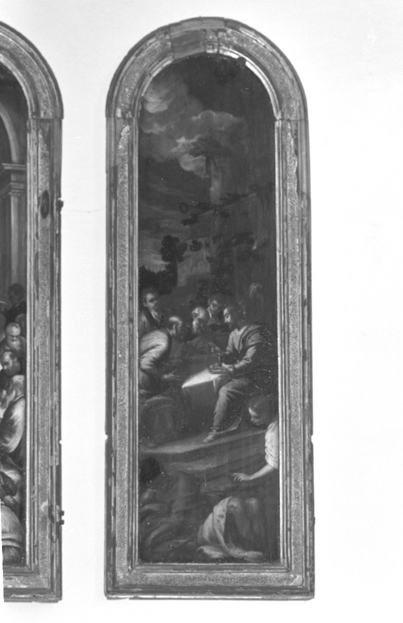 cena in Emmaus (dipinto) di Dal Ponte Francesco detto Francesco Bassano (scuola) (ultimo quarto sec. XVI)
