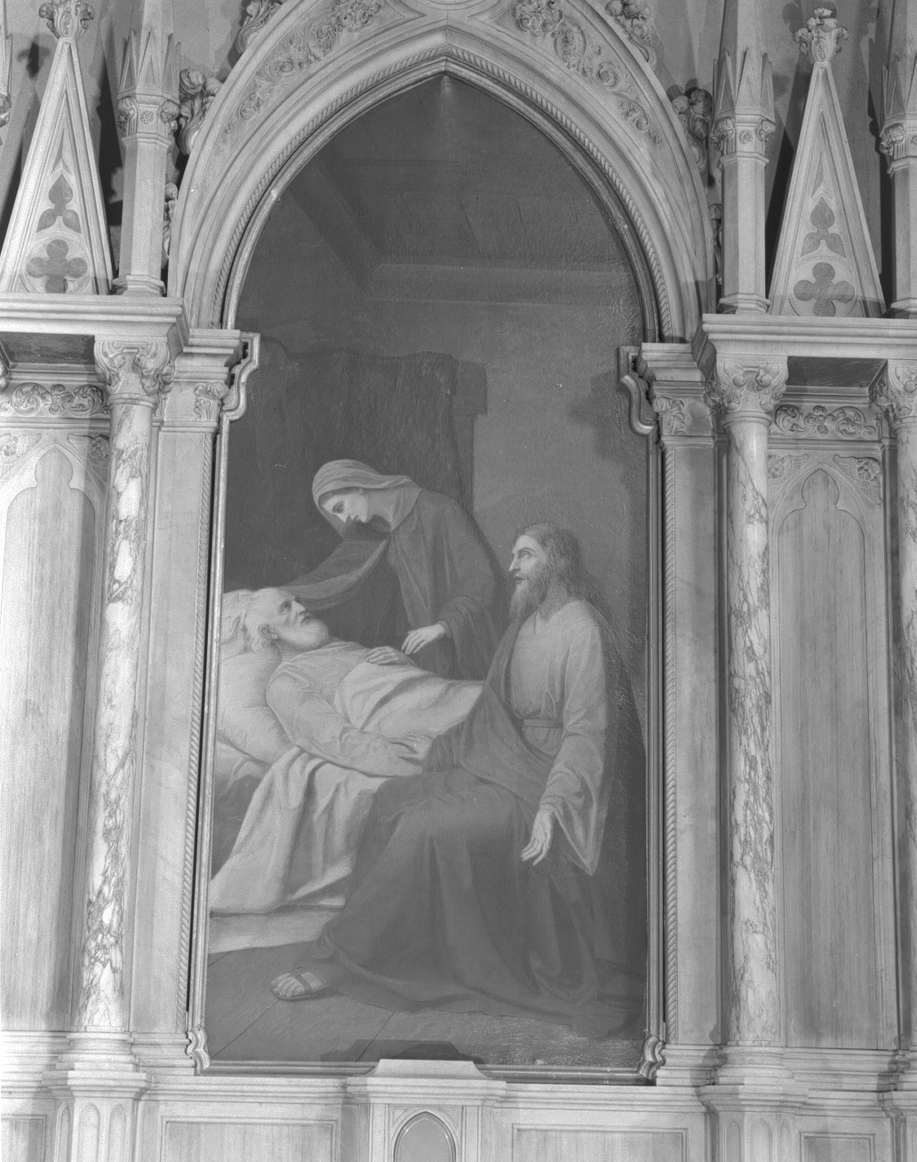 Morte di Giuseppe (dipinto) di Bortolan Rosa (ultimo quarto sec. XIX)