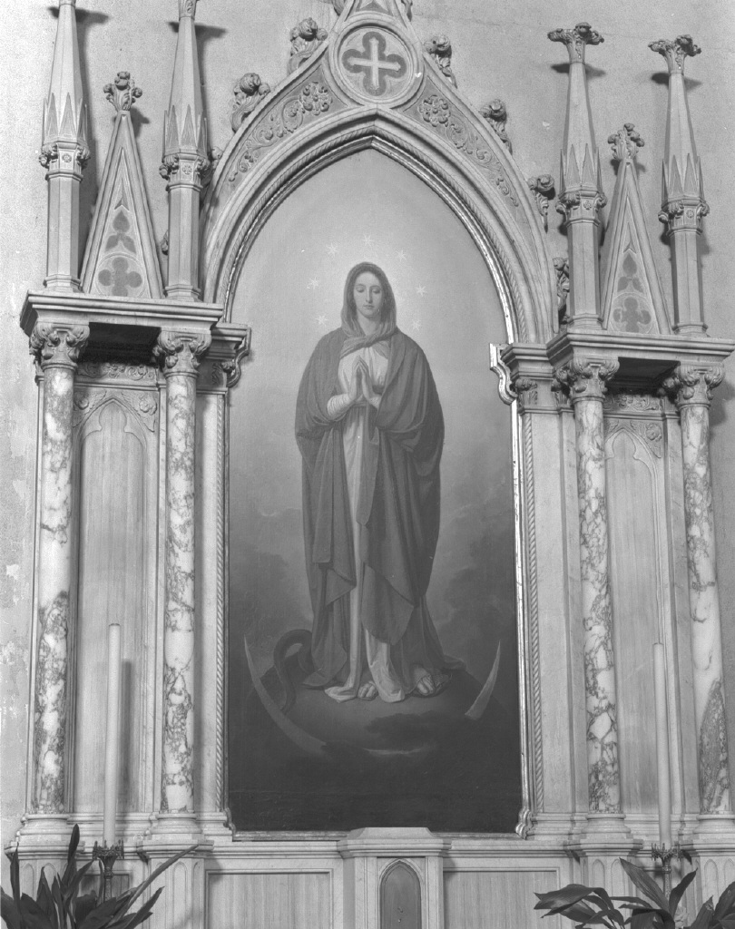 L'Immacolata Concezione (dipinto) di Molmenti Pompeo Marino (sec. XIX)