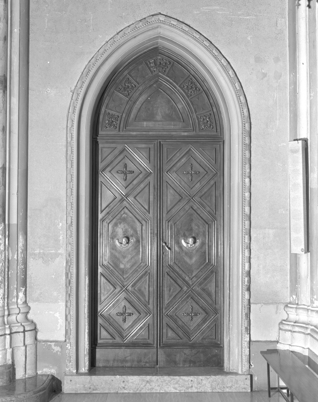 porta - a due battenti di Meduna Giovanni Battista (sec. XIX)
