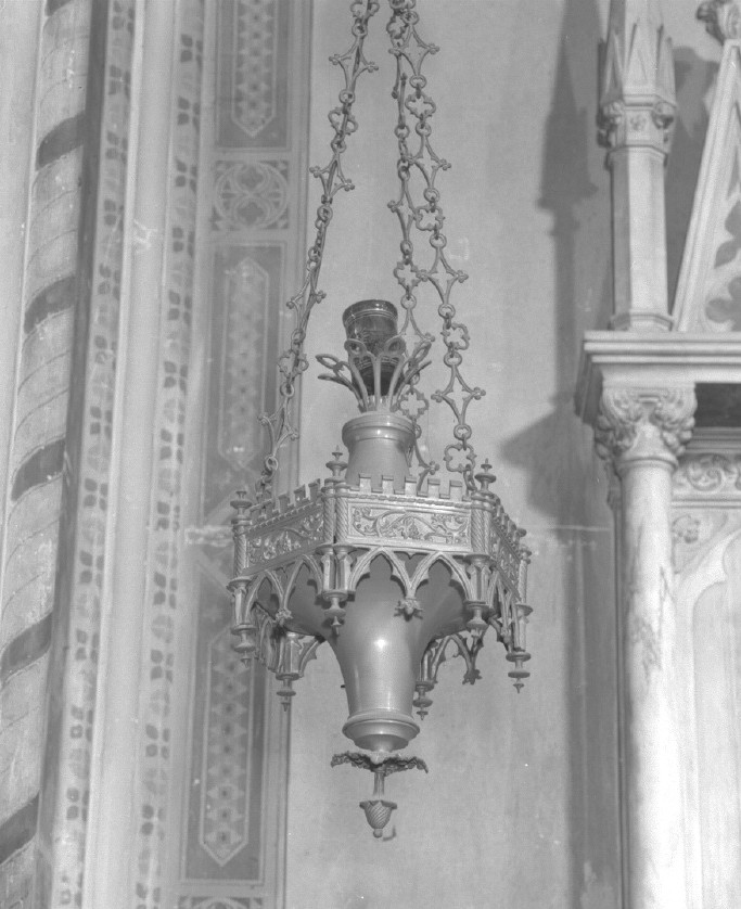 lampada pensile di Meduna Giovanni Battista (sec. XIX)