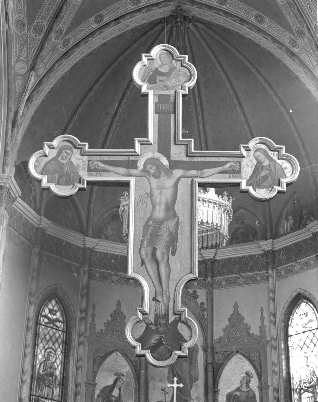 Cristo crocifisso (croce dipinta) - ambito veneto (prima metà sec. XIV)