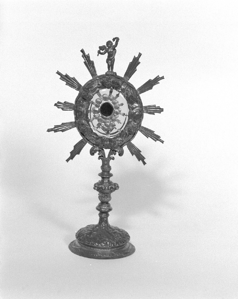 reliquiario - a ostensorio - bottega veneziana (primo quarto sec. XVIII)