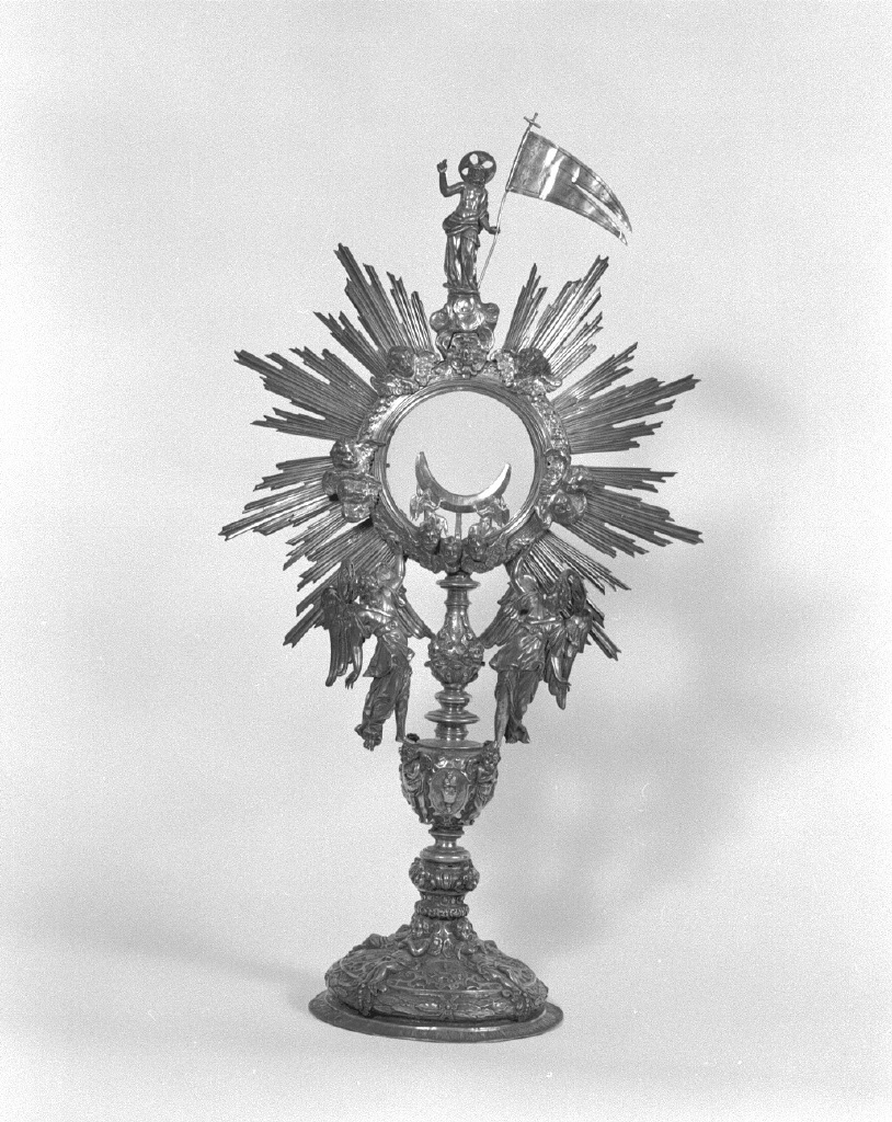 ostensorio - bottega veneziana (primo quarto sec. XVIII)