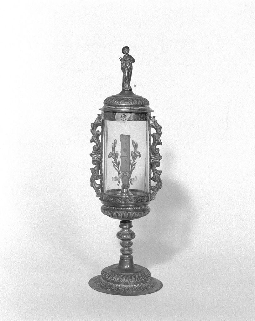 fiala di pellegrinaggio - bottega veneziana (sec. XVIII)