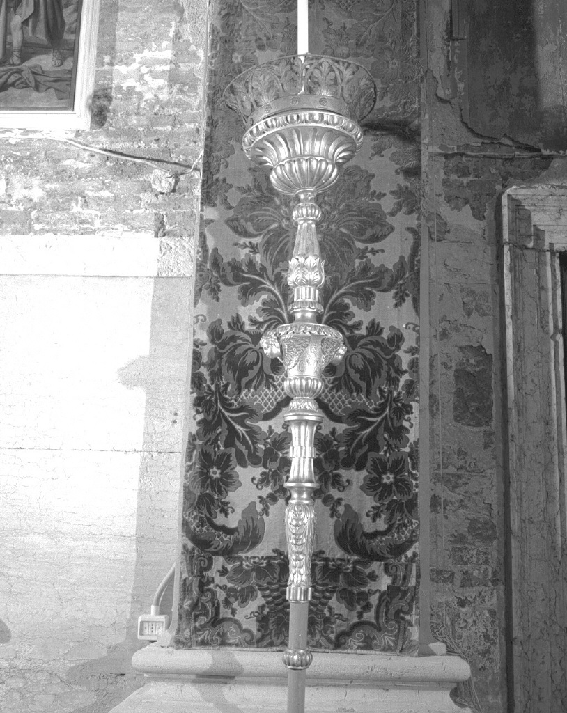 cero processionale - bottega veneta (seconda metà sec. XIX)