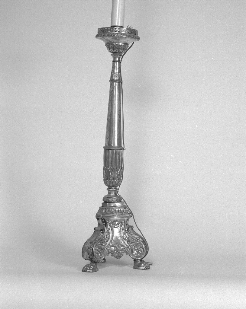 candeliere - bottega veneta (prima metà sec. XIX)