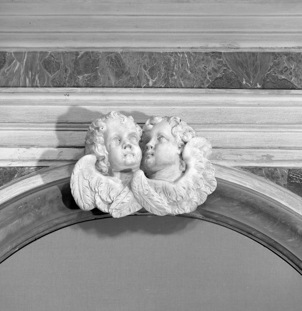 cherubini (chiave di volta) - ambito lombardo (sec. XVIII)