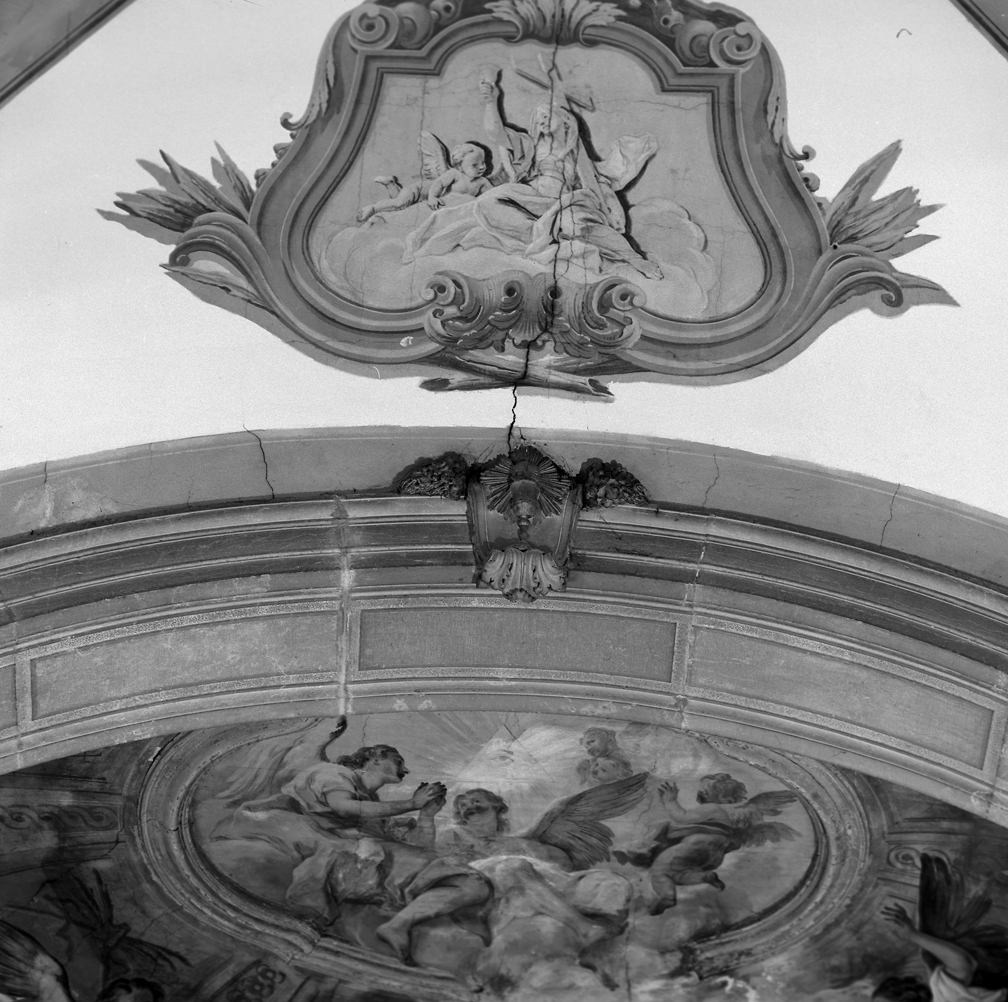 calice eucaristico (chiave di volta) - ambito veneto (sec. XVIII)