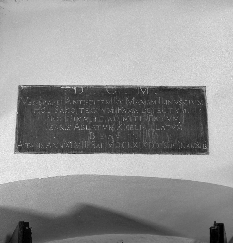 lapide - ambito veneziano (sec. XVII)