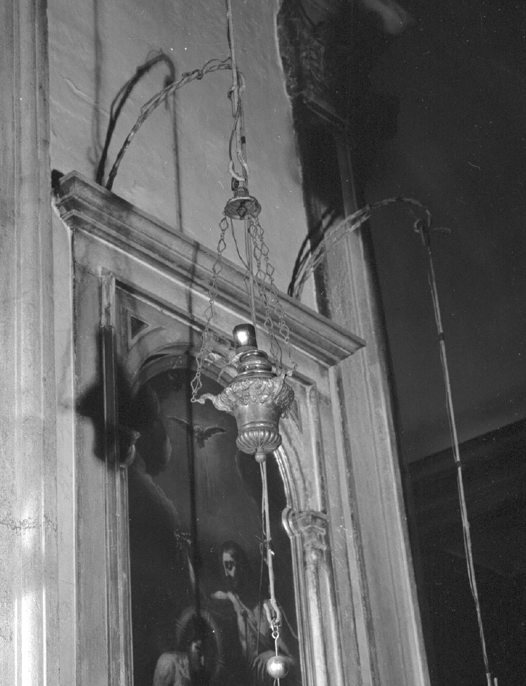 lampada pensile - bottega veneziana (metà sec. XIX)