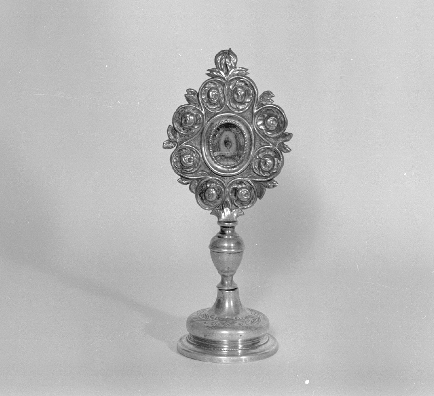 reliquiario - a ostensorio - bottega veneta (seconda metà sec. XIX)