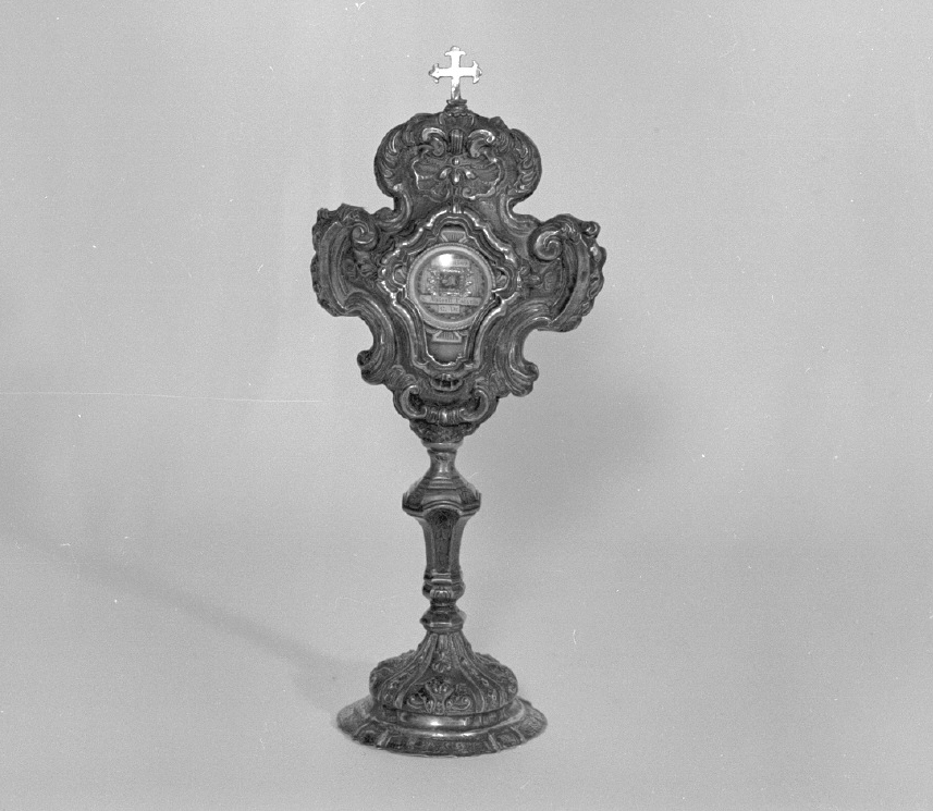 reliquiario - a ostensorio - bottega veneta (prima metà sec. XVIII)