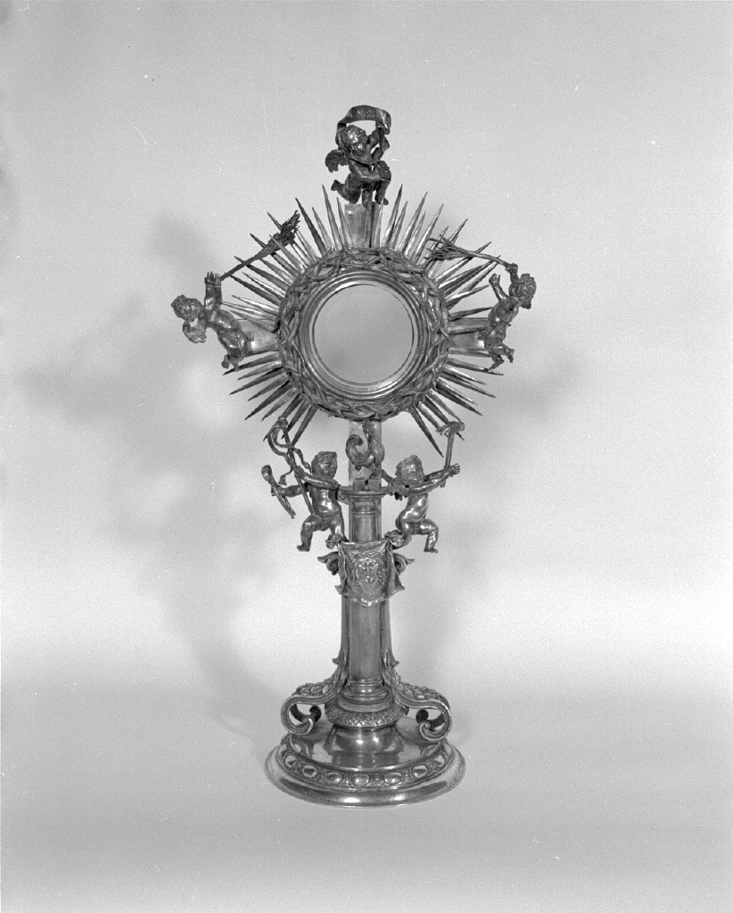 ostensorio - bottega veneziana (fine/inizio secc. XVII/ XVIII)