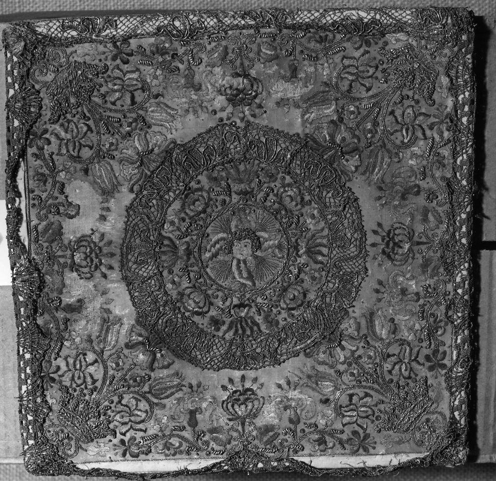 borsa del corporale - manifattura italiana (ultimo quarto sec. XVII)