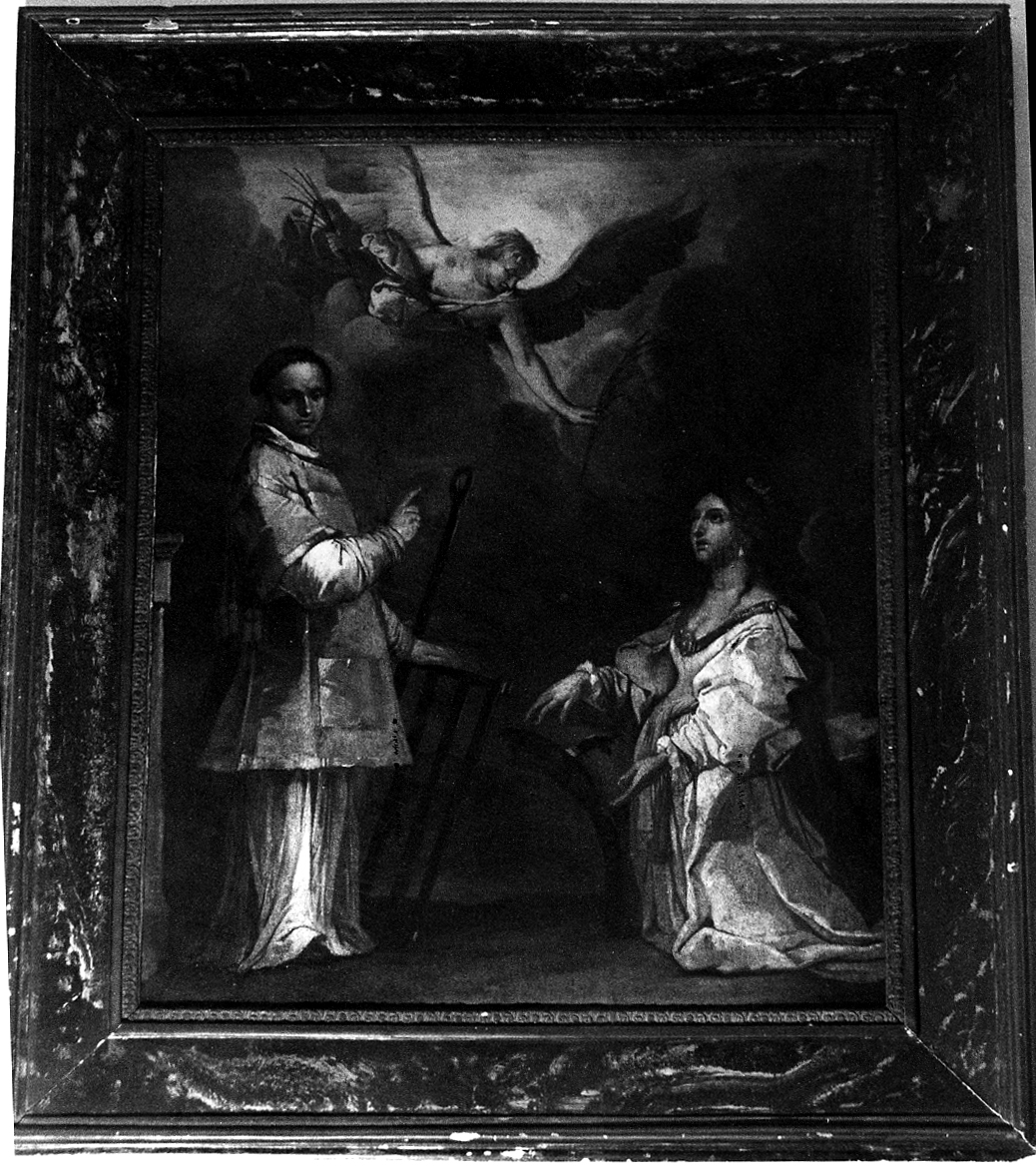 S. Lorenzo e S. Caterina Martiri (dipinto) - ambito veneto (seconda metà sec. XVII)