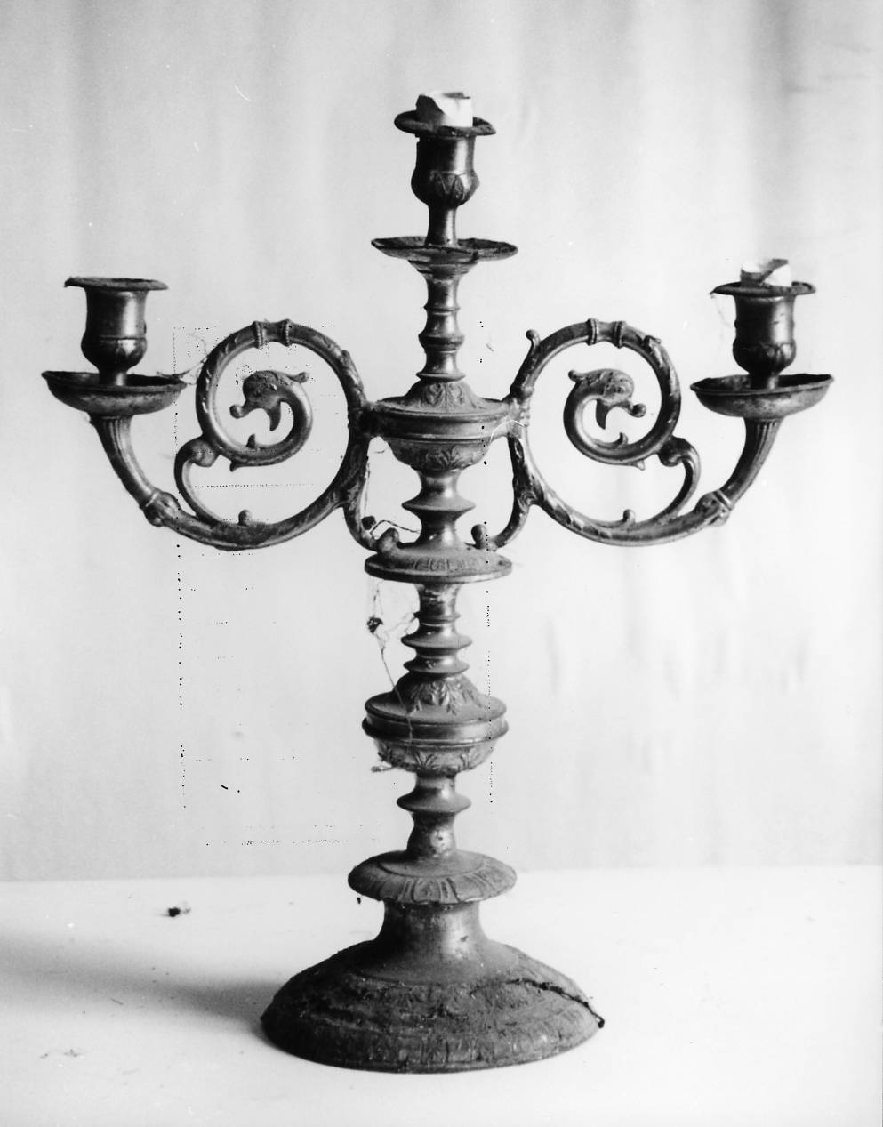 candeliere - ambito veneto (prima metà sec. XX)