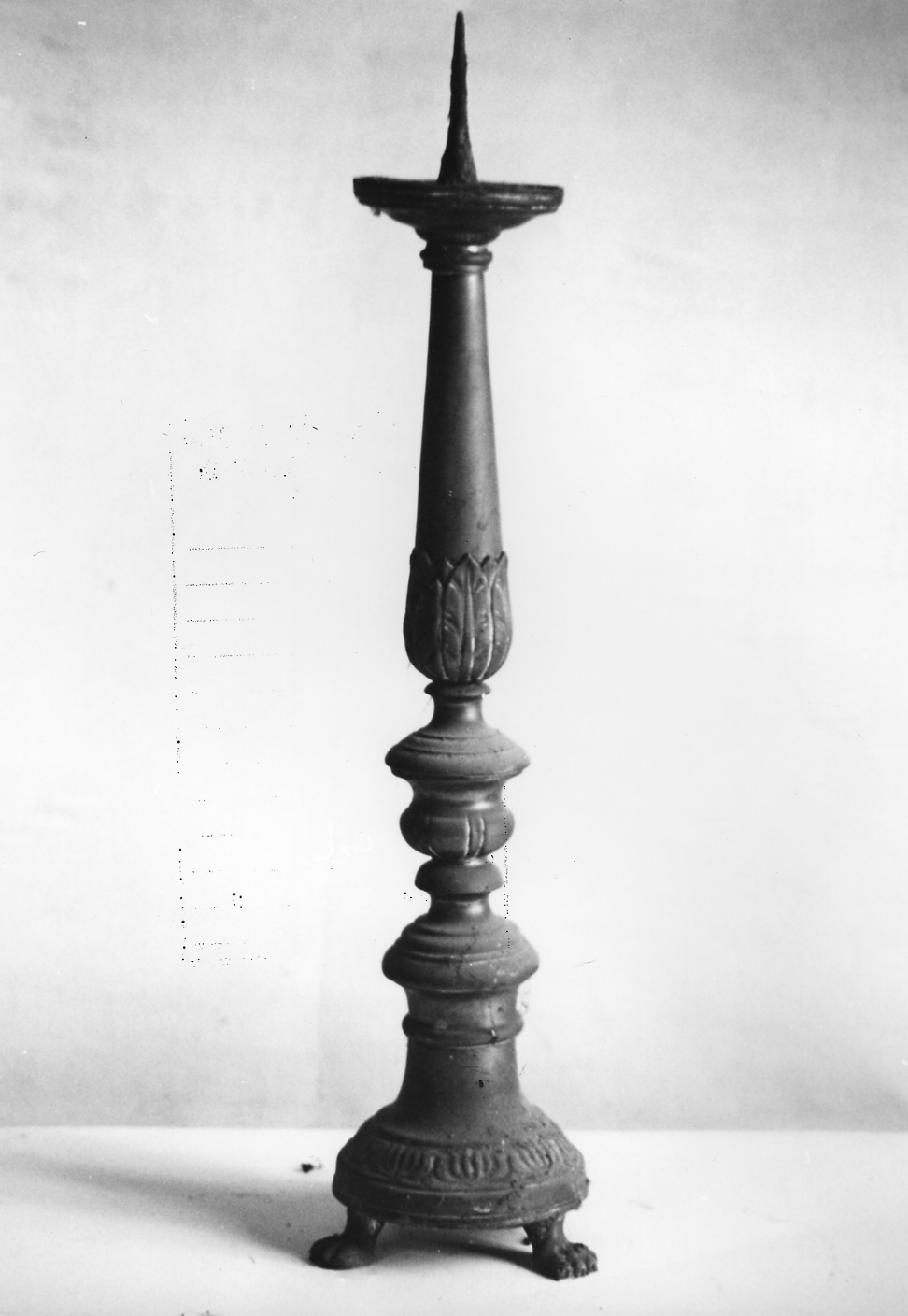 candeliere - ambito veneto (seconda metà sec. XIX)