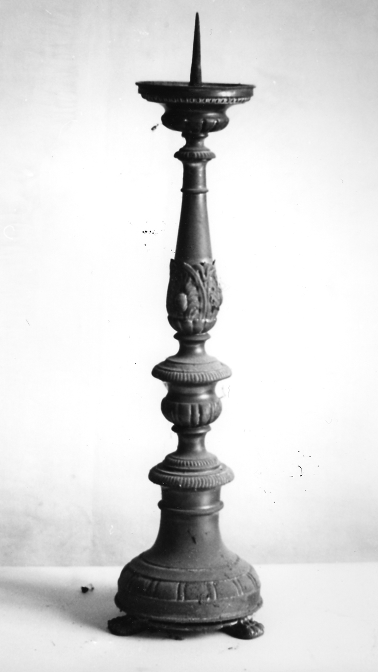 candeliere - ambito veneto (seconda metà sec. XIX)