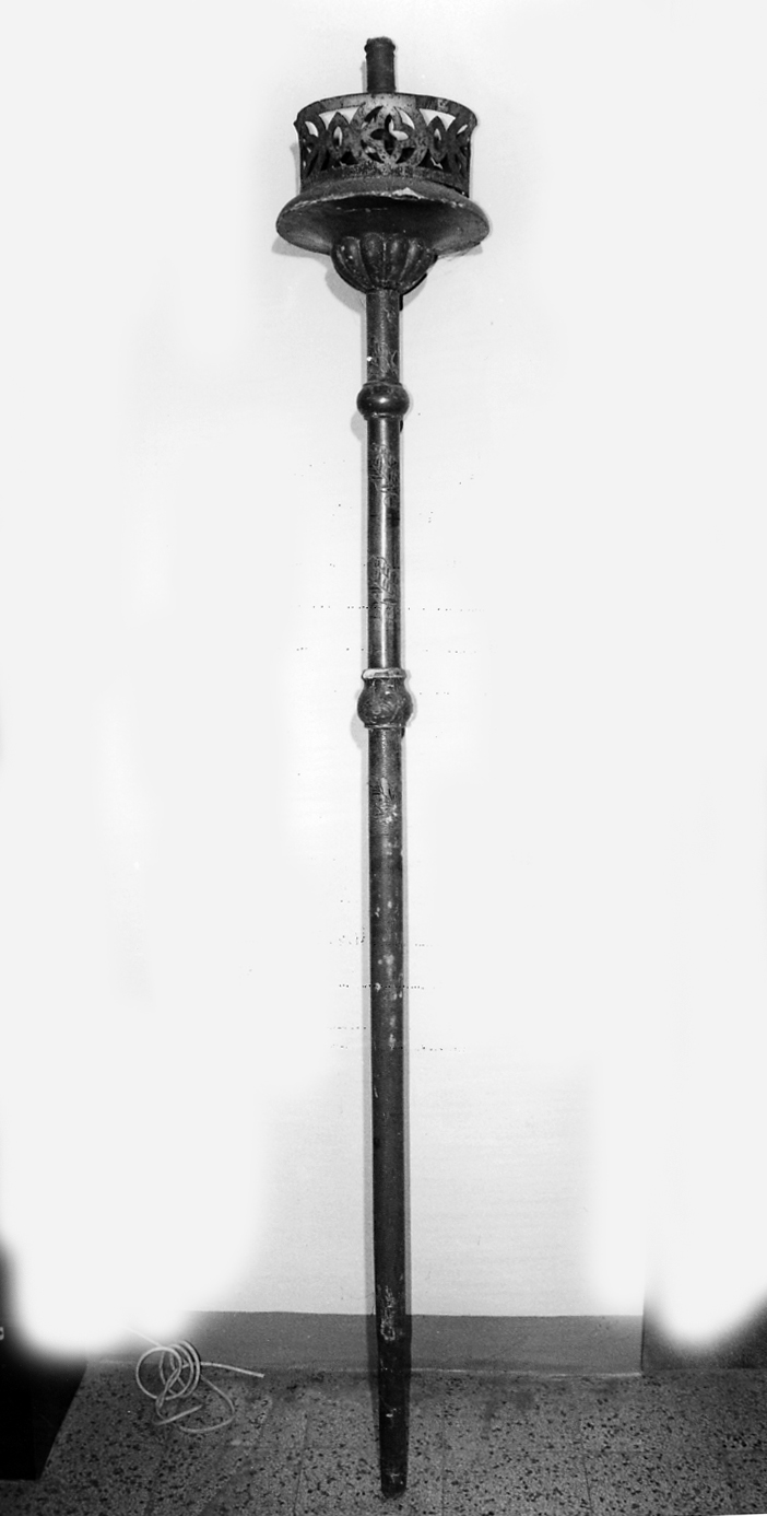 candelabro portatile - ambito veneto (fine sec. XVIII)