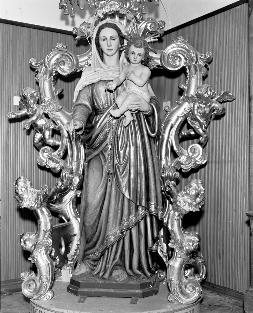 Madonna del Rosario (scultura) - ambito veneto (seconda metà sec. XX)