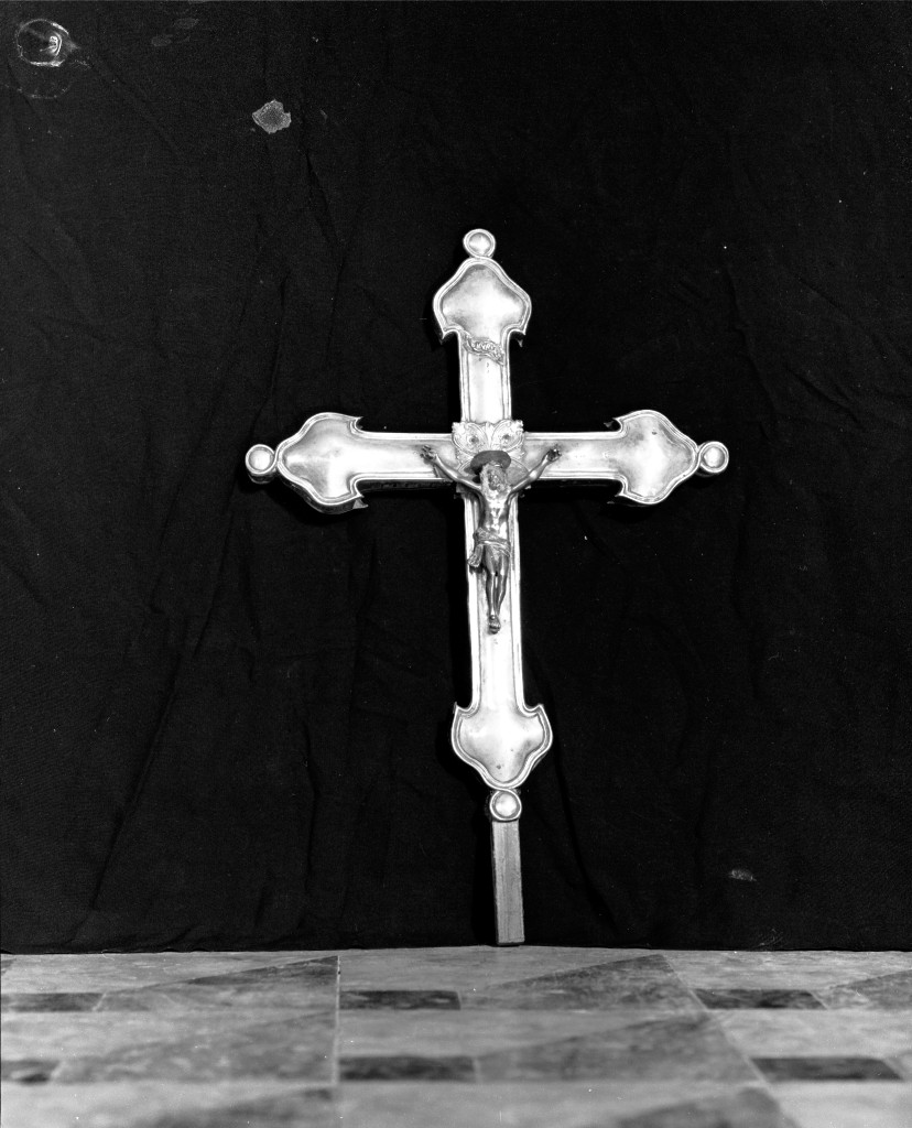 croce processionale - ambito veneto (prima metà sec. XIX)