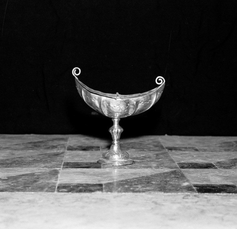 navicella portaincenso - ambito veneto (seconda metà sec. XVIII)