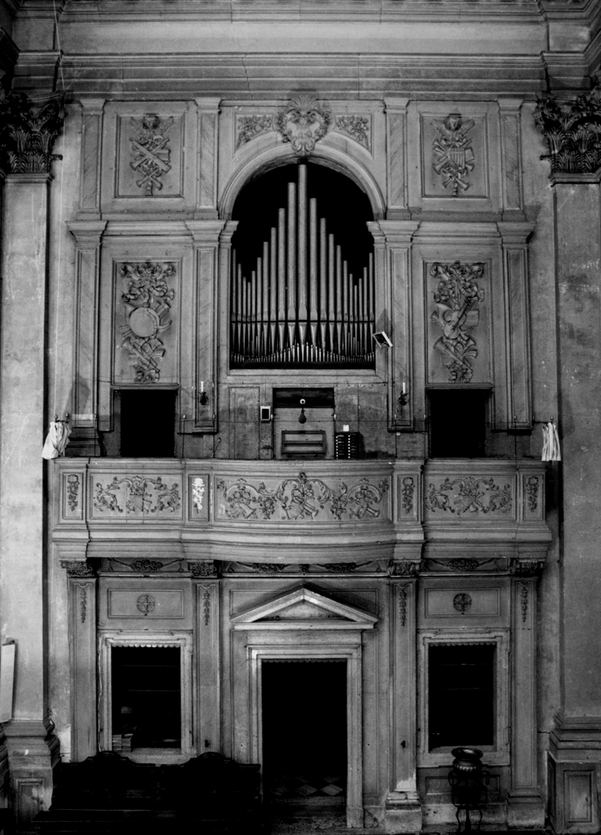tribuna d'organo, insieme di Ceroni Bartolomeo (sec. XVIII)