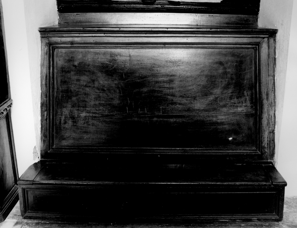 inginocchiatoio - ambito veneto (sec. XIX)